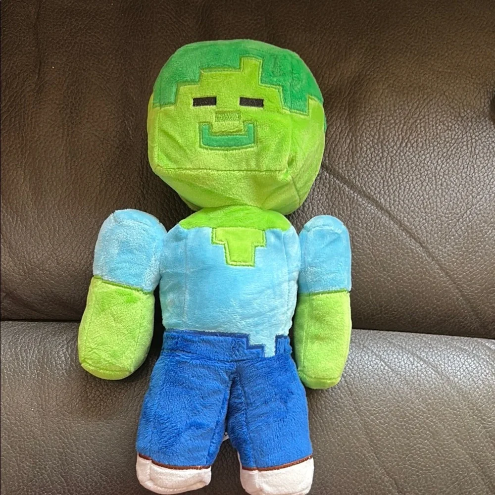 Minecraft zombie stuffed plush